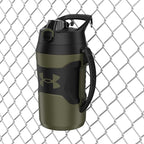 Under Armour Half Gallon Water Bottle Insulated, 64oz Insulated Water Bottle with Handle, Sports Water Jug, Fence Hook, Leak Resistant, for Baseball, Football & More