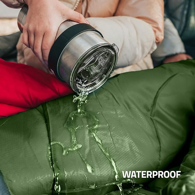 MalloMe Sleeping Bags for Adults Cold Weather & Warm - Backpacking Camping Sleeping Bag for Kids 10-12, Girls, Boys - Lightweight Compact Camping Essentials Gear Accessories Hiking Sleep Must Haves