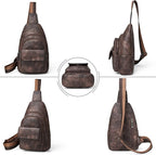 Sling Bag Crossbody Bags for Women Small Cross Body Bag Fanny Packs Chest Sling Purse for Daily Travel Leisure Sport