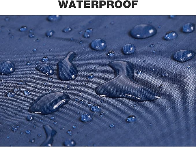 REDCAMP Large Waterproof Stadium Blanket for Cold Weather, Soft Warm Fleece Camping Blanket Windproof for Outdoor Sports, Dark Blue