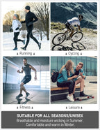 Airacker Ankle Athletic Running Socks Cushioned Breathable Low Cut Sports Tab Socks for Men and Women (6 Pairs)