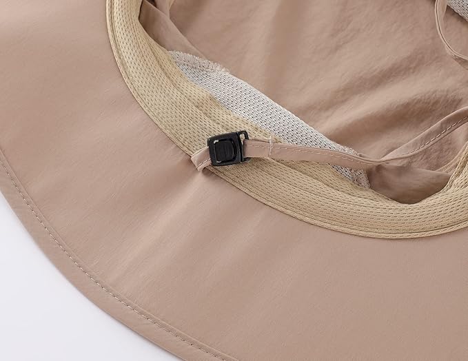 Home Prefer UPF50+ Mens Sun Hat Wide Brim Fishing Hat for Men UV Protection Womens Beach Bucket Hat for Golf Hiking Gardening