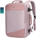 PIJUSHI Travel Backpack for Women Carry on Suitcase Backpack Flight Approved Personal Item Bag Fits 16 Inch Laptop(PE035 Light Purple)
