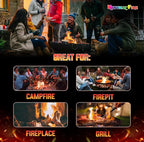 Mystical Fire Pellet Fire Starters 144 Count - 18 Pack 8 Pellets Each – Odorless, Waterproof, & Quick-Lighting – Perfect for Charcoal Grills, BBQ Smoker, Firepits, Wood Stoves & Outdoor Cooking