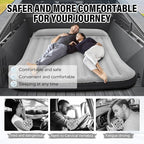 Shademax Inflatable Truck Bed Air Mattress for Tesla Cybertruck 2024 2025 2026 Accessories Thicken Air Mattress Sleeping Truck Tent Beds for Outdoor Camping Travel Inflatable Air Bed w/Pump, Carry Bag