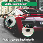Magnetic Hidden GPS Tracker for Vehicles – 365 Days Battery Life, No Subscription, Car Tracker Device Hidden (iOS Tracker)