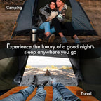 Air Mattress with Built-in USB Rechargeable Pump Camping Inflatable Mattress Portable Blow up Mattress Air Bed Guest Bed for Home Outdoors Hiking Travel