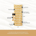 Nomadix Original Towel - Perfect for Beach, Pool, Travel, Camping, Yoga - Made with Recycled Materials - Super Absorbent - Sand Resistant - Copacabana Mango - 72.5x30