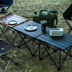 ROCK CLOUD Portable Camping Table Ultralight Aluminum Camp Table Folding Beach Table for Camping Hiking Backpacking Outdoor Picnic