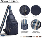 Sling Bag Crossbody Bags for Women Small Cross Body Bag Fanny Packs Chest Sling Purse for Daily Travel Leisure Sport