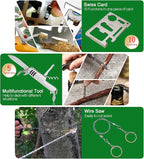 Waterproof Boat First Aid Kit - 3L Roll Top Emergency Medical Supplies for Kayaking, Marine Safety & Survival Gear with 234pcs Accessories Red