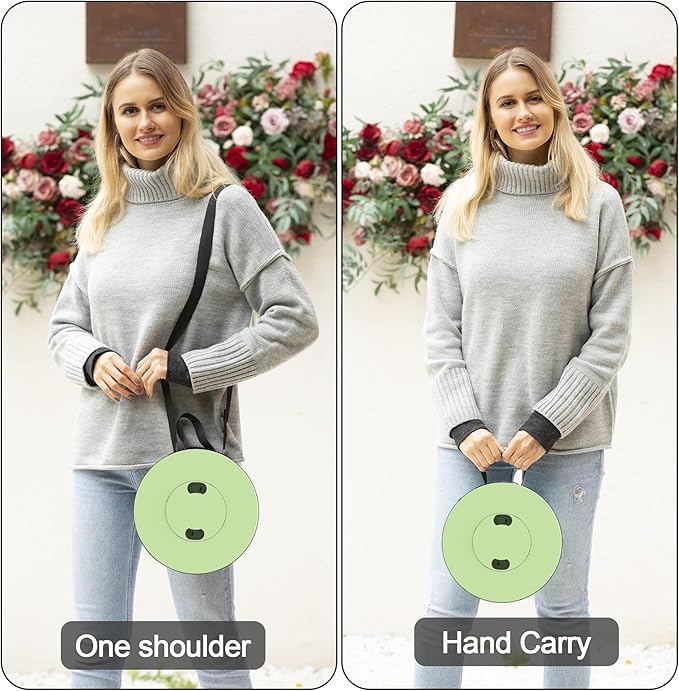 ALEVMOOM Upgraded Portable Collapsible Stool with Cushion, Telescoping Folding Stool for Adults, Lightweight Yet More Sturdy Capacity 600 lbs for Camping Fishing Hiking BBQ