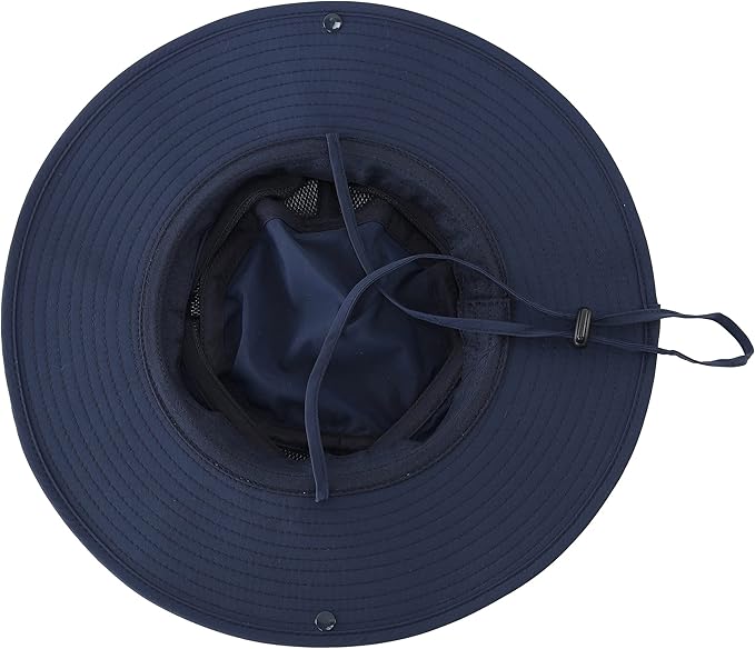 Connectyle Wide Brim Sun Hat for Men Breathable Cowboy Boonie Hat UPF 50+ Sun Protection Bucket Hat for Fishing Hiking