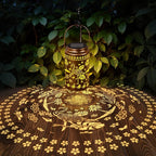 4 Pack Flamingo Solar Lanterns Outdoor Waterproof, Metal Hanging Lights Decorations for Garden Yard Lawn Patio, Flamingo Gifts for Women Mom Grandma Gardener for Mother'Day Christmas