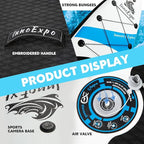 InnoExpo Inflatable Stand Up Paddle Boards with Premium Accessories, Wide Stable SUP Paddle Board Design, Non-Slip Comfort Deck for Youth & Adults