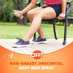 OFF! Family Care Insect & Mosquito Repellent Spritz, Bug Spray Containing 7% DEET, Unscented Repellent with Aloe Vera Protects Against Mosquitoes, 9 Oz