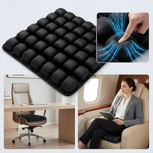 1Pcs Seat Cushion, Travel Cushion Airplane Seat - Inflatable Airplane Seat Cushion for Travel.Suitable for Long Distance Sedentary People to Use,Easy to Carry, 3D Inflatable Airbag is Ergonomic