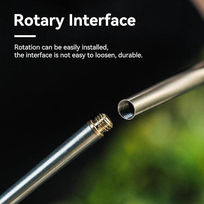 Titanium Chopsticks , Foldable Lightweight Reusable Camping Cutlery, Utensils for Camping Backpacking Hiking Home, with Storage Bag, 2 Pairs