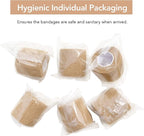 RISEN Cohesive Bandage 2” x 5 Yards, 6 Rolls, Self Adherent Wrap Medical Tape, Adhesive Flexible Breathable First Aid Gauze Ideal for Stretch Athletic