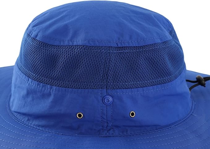 Connectyle Wide Brim Sun Hat for Men Breathable Cowboy Boonie Hat UPF 50+ Sun Protection Bucket Hat for Fishing Hiking