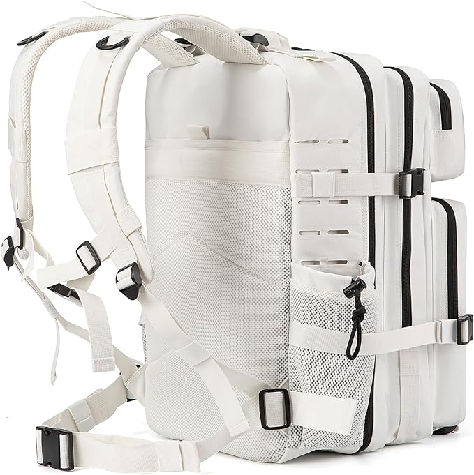 QT&QY 25L/45L Military Tactical Backpack For Men Molle Daypack 3 Day Bug Out Bag Hiking Rucksack With Bottle Holder