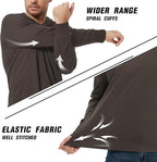 ProtectX High Visibility Sun Protection Lightweight Long Sleeve Hoodie, UPF 50+ Quick-Dry, SPF UV Shirt, Active Wear