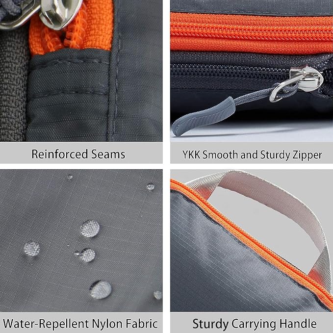 Cipway Compression Packing Cubes Set, Ultralight Expandable Travel Packing Organizers for Carry on Luggage (Grey 6pcs)