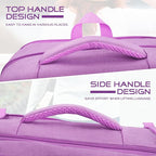 Travel Backpack for Women, Expandable Carry on Backpack, TSA 17.3 inch Laptop Bag Flight Approved, Lightweight Waterproof Business Luggage Bag, Travel Gifts for Women, Purple