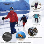 Frelaxy Leg Gaiters Ultra HIGH-Performance Hunting Gaiters, 100% Waterproof Hiking Gaiters with Upgraded Rubber Foot Strap, Adjustable Snow Boot Gaiters