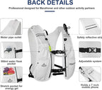 Running Hydration Vest 5L,Running Vest Pack with 1.5L Water Bladder,Lightweight Water Backpack for Hiking Running Cycling