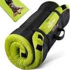 3 Inch GAIALOOP Thick Memory Foam Camping Mattress Sleeping Pad [Car/Tent/Cot] Glamping Portable Floor Mat Roll Up Futon Mattress for Guests Sleepover