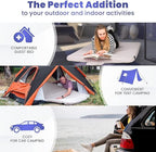 Hazli Matrix Comfort-Cell Memory Foam Camping Mattress Pad - Portable Foam Sleeping Pad for Camping - Roll up Sleeping Mat for Adults - Floor Mattress Guest Floor Bed for Sleepover, Car SUV Cot