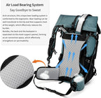 Hiking Backpack,30L +10L Extra Large Capacity Hiking Bag,Internal Frame Camping Backpack,Upgraded X-PAC Lightweight Sport Daypack Travel Backpacks Fit For Mountain Climbing Camping (Grey Green)