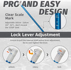 Paddle Board Paddle Detachable, Stand Up Paddle for Adults with Double Locks, Kayak Paddle Adjustable with Glass Fiber Blade, Floating Paddle Board Oar with Lightweight