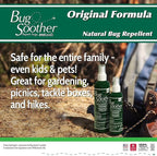 Bug Soother Spray Large Family Pack - Natural Insect, Gnat and Mosquito Repellent & Deterrent - Safe Bug Spray for Adults, Kids, Pets, & Environment - Made in USA