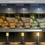 Telescopic Camping Lights Rechargeable 14000 mAh Led Multifunction Magnetic Lanterns Job Site Lighting Cordless Dimmable Camping Tent Lamp Portable Power Supply 6000LM IPX5 Waterproof