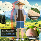 Mosquito Suit - Net Bug Pants & Jacket with Hood - Mesh Bug Suit for Outdoor Protection from Bugs, Flies, Gnats, No-See-Ums & Midges - Mosquito Clothing for Men & Women with Carrybag, M Size