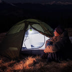 EverBrite Rechargeable Camping Light, Portable Tent Lantern, 3 Lighting Modes, Hanging Tent Light Bulbs with Clip Hook for Hiking, Fishing, Backpacking, Emergency and More(3 Pack)