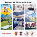 MAACOULD Electric Air Pump for Inflatables: Air Mattress Pump for Pool Floats Boat Balloons for Quick-Fill Inflator/Deflator - 400W 110V AC Inflator for Camping Travel Party Outdoor Home Summer