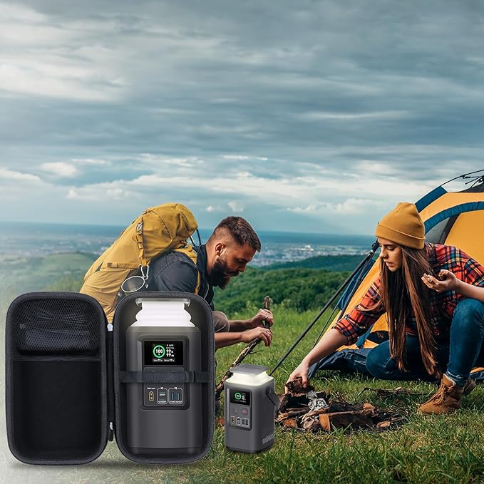 Lebakort Storage Case Compatible with Anker 548 Power Bank Power Station 60,000mAh and PowerCore Reserve 192Wh (Black Case Only)