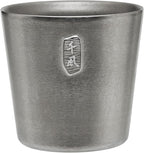 Titanium Camping Mug, Double Wall 300ml/10 oz Outdoor Cup, Anti-scald Camping Coffee Water Mug for Outdoor Hiking Backpacking