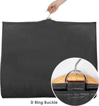 Univivi 40 Inch Kids Dance Costume Garment Bag, Dance Competition Garment Bags for Teens With 3 Medium Clear Zipper Pockets for Storage And Travel (Black) - 12 Pack