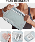 Percover Compression Packing Cubes 4-Piece Set, Packing Cubes Compression for Travel with Label Pockets, Travel Organizer for Carry On & Checked Luggage, Slate Blue