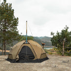 POMOLY Dome Tent Camping Hot Tent, Dome X4 Portable 4 Season Freestanding Tent for 1-2 Person Backpacking, Hiking, Hunting (with a Fireproof Ground Sheet)