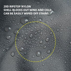 ROCK CLOUD Packable Camping Blanket Ultralight Outdoor Blankets Stadium for Hiking Camp Travel Outside Sports, Grey