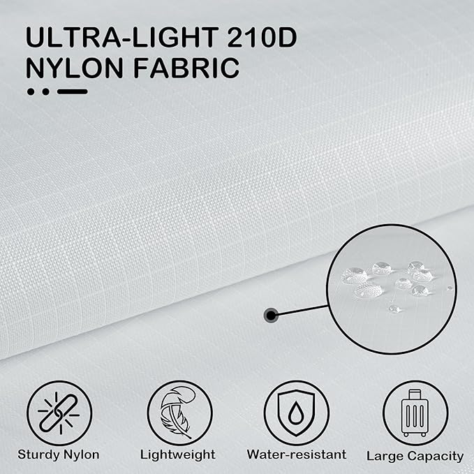 Cipway Compression Packing Cubes, Ultralight Luggage Organizer Bags, Travel Essentials for Carry on Suitcase (3 Piece,White)