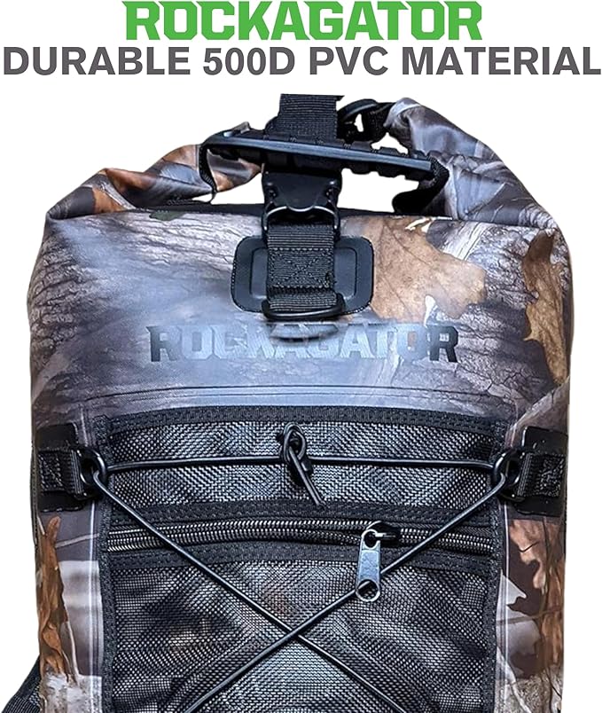 Kanarra 90L Waterproof Backpack for Camping, Hiking, Mountaineering, Backpacking, Hunting, Fishing, Canoeing, Outdoor Activities, The Wet Outdoors - Large Capacity, Roll Top Closure, Camo