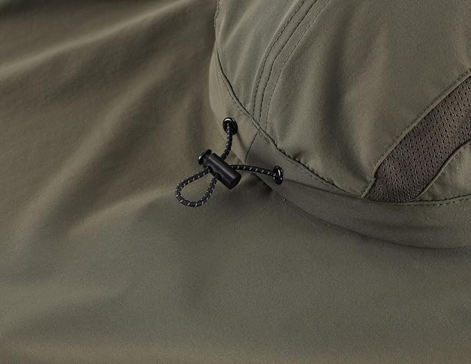 Home Prefer UPF 50+ Sun Hats for Men Women Wide Brim Fishing Hat with Neck Flap UV Protection Sunblock Safari Bucket Hat