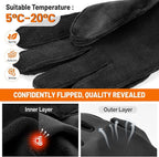 Winter Gloves Men Women Windproof Touchscreen Gloves with Liner Thermal,Running Gloves for Cycling Driving Daily Work