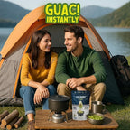 WAKS & SNACKS Freeze Dried Guacamole Classic |100% Fresh Hass Avocados, Perfect for Tortilla Chips | Energizes Camping & Hiking Meals | Vegan, Gluten-Free Guac Dip for Snacks | 2 Avocados | 2 oz, 3-Pack